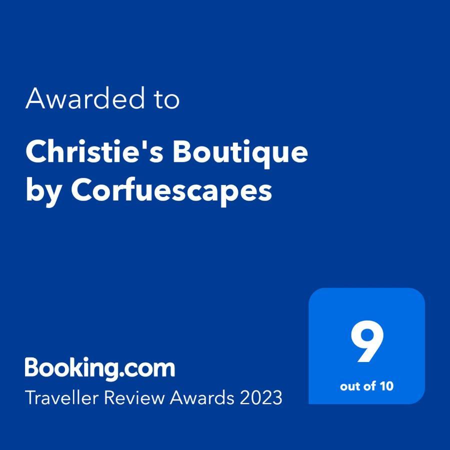 Appartamento Christie'S Boutique By Corfuescapes Alepou Esterno foto